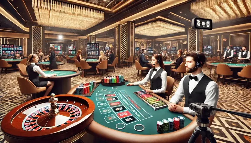 Online blackjack with live dealer