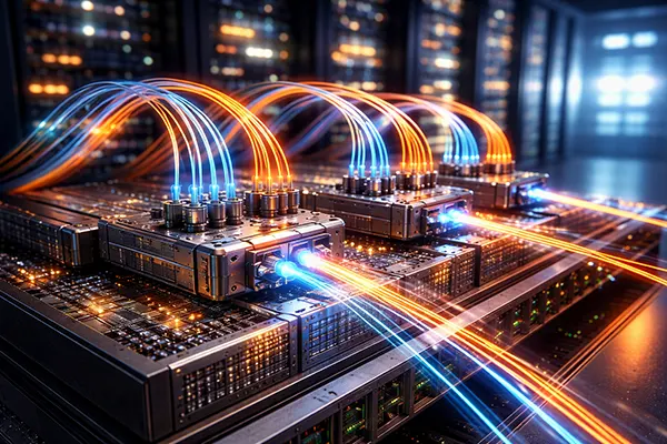 Co-packaged optics module