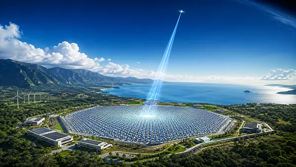 Space energy rectenna